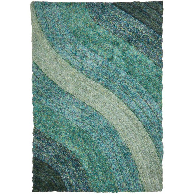 DS Living Lena Blue Ultra Plush Rug 160 x 230cm - Wilko - image 1