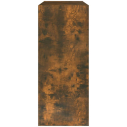 vidaXL 2 Shelf Smoked Oak Bookcase - Size: 72 x 80 x 30cm - Brown - Wilko - thumbnail 5