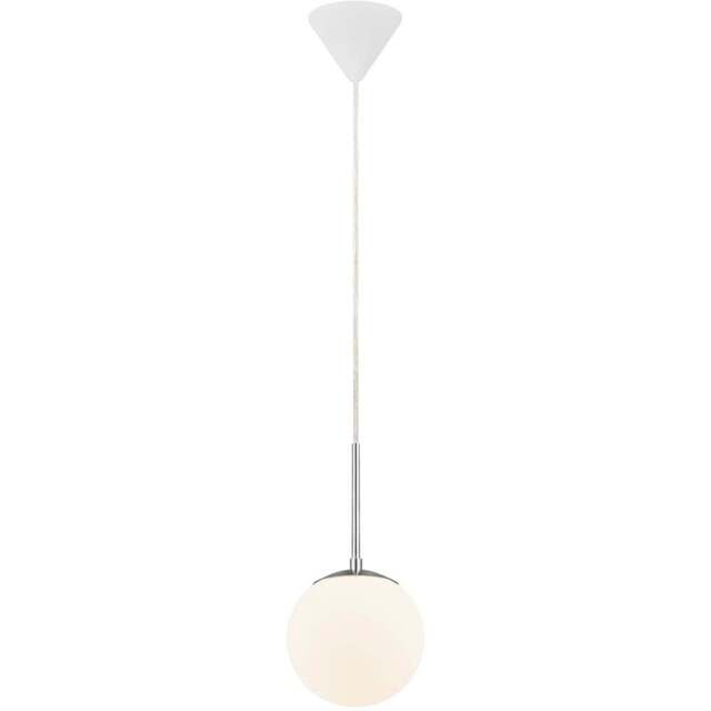 Nordlux Cafe 15 Opal White Pendant Light - Size: 29 x 15 x 29cm - Wilko - image 1