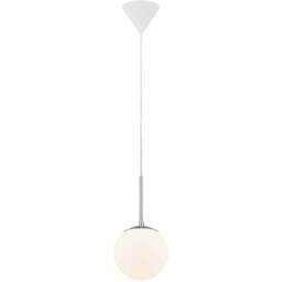 Nordlux Cafe 15 Opal White Pendant Light - Size: 29 x 15 x 29cm - Wilko - thumbnail 1