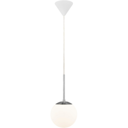 Nordlux Cafe 15 Opal White Pendant Light - Size: 29 x 15 x 29cm - Wilko - thumbnail 3
