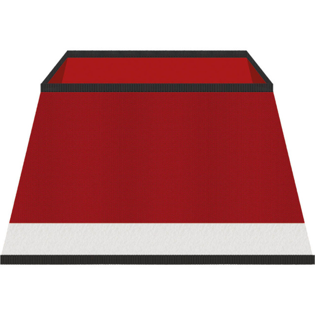 St Helens Red and White Father Christmas Style Tree Skirt - Size: 48cm - Multi - Wilko - image 1