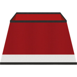 St Helens Red and White Father Christmas Style Tree Skirt - Size: 48cm - Multi - Wilko - thumbnail 1