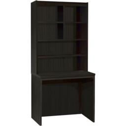 R White Cabinets 6 Shelf Home Office Desk with Hutch Black - Size: 182.8 x 85 x 54cm - Wilko - thumbnail 3