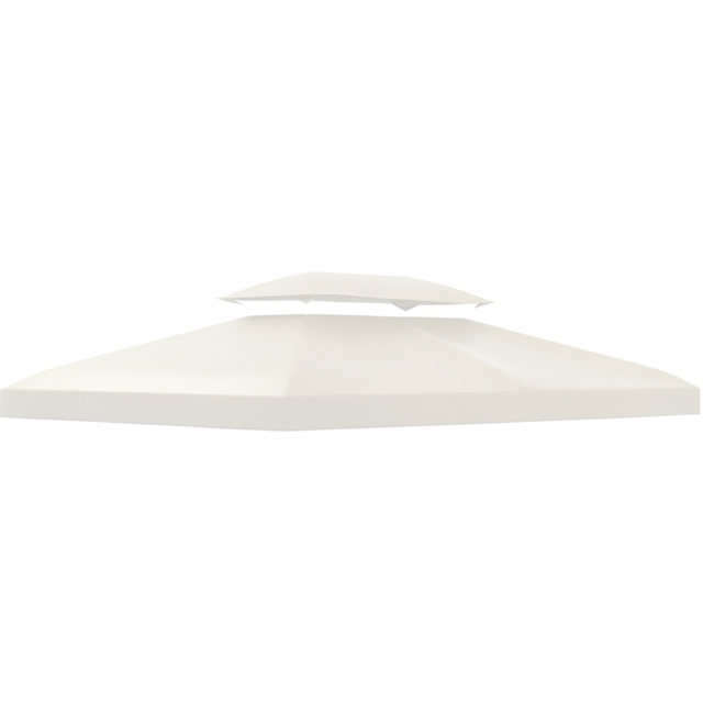 Outsunny 3 x 4m 2-Tier Cream Gazebo Canopy Replacement Cover - Wilko - image 1