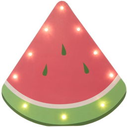 Premier Housewares Watermelon LED Light - Size: 38 x 5 x 39cm - Pink - Wilko - thumbnail 3
