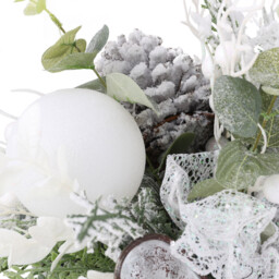 Silver Floristry Sleigh Decoration - Wilko - thumbnail 4