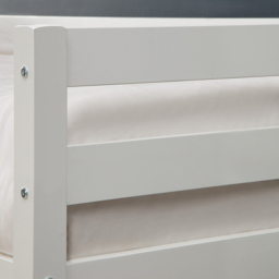 Atlas White Wooden Bunk Bed - Size: Single - Wilko - thumbnail 7