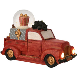 The Seasonal Gift Co Regal Tidings Red Santa Van with Snow Globe Christmas Decoration - Size: 10 x 15 x 6cm - The Seasonal Gift Co. - Wilko - thumbnail 5