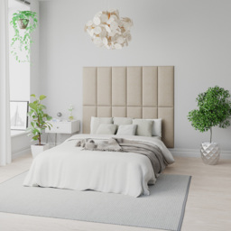 Aspire EasyMount Cream Malham Weave Upholstered Wall Mounted Headboard Panels 4 Pack - Aspire Beds - Wilko - thumbnail 5