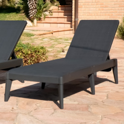 Sirolo Patio Sunlounger - Anthracite - Toomax - Wilko