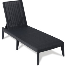 Sirolo Patio Sunlounger - Anthracite - Toomax - Wilko - thumbnail 3