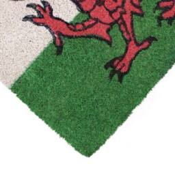JVL Latex Coir Welsh Dragon Doormat 40 x 70cm - JVL Homewares - Wilko - thumbnail 4