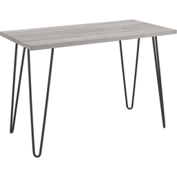 Dorel Owen Grey Oak Retro Laptop Desk - Size: 67 x 100 x 49cm - Wilko - thumbnail 3
