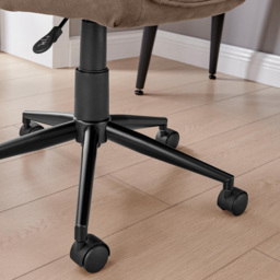Furniturebox Brooker Brown Faux Leather Office Chair - Size: 61 x 57 x 61cm - Wilko - thumbnail 6