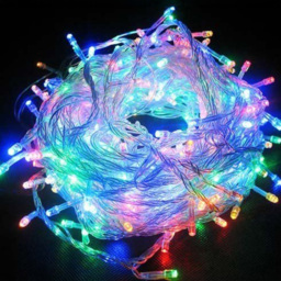 Best Artificial 200 Multicoloured Multi Function Mains Powered Clear String Light - Size: 5 x 5 x 2000cm - Wilko - thumbnail 1