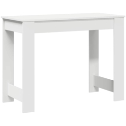 vidaXL 3 Shelf Desk Brown - Size: 75 x 100 x 45cm - White - Wilko - thumbnail 6
