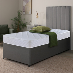 Extreme Comfort Cooltouch European Single Diamond White Foam Free Open Coil Spring Mattress - eXtreme comfort ltd - Wilko - thumbnail 3