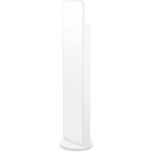 Living and Home Warm White Rotating Full Length Mirror with Magazine Rack 168 x 40cm - Wilko - image 1