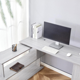 Kosy Koala Grey Wooden L Shaped Office Desk - Wilko - thumbnail 5