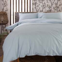 The Lyndon Company Double Duck Egg Duvet Set - Blue - Wilko