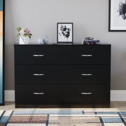 Vida Designs Riano Black 3 Piece Bedroom Furniture Set - Wilko - thumbnail 4