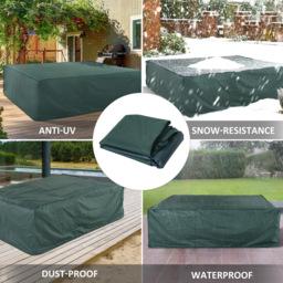 Outsunny Green Outdoor Patio Furniture Cover 70 x 230 x 230cm - Size: 230 x 230 x 70cm - Wilko - thumbnail 7