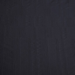 Waffle Block Duvet Set Navy Superking - Size: Super King - Wilko - thumbnail 3