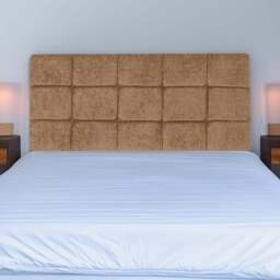 Bedmaster Pearl Single Mink Chenille Squared Headboard - Cream - Wilko - thumbnail 1