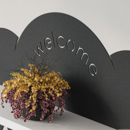 Decortie Cloudy 84cm White Modern Wall Mounted Floating Shelf with 6 Hook - Size: 39.4 x 84 x 14.2cm - Wilko - thumbnail 4