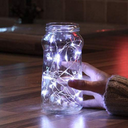 Shatchi 100 Cool White LED Silver Copper Wire Christmas String Light 10m - Size: 6 x 1.5 x 2cm - Wilko - thumbnail 3