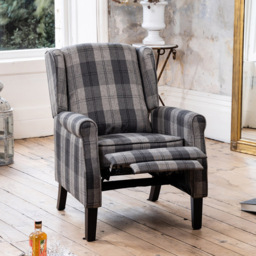 Artemis Home Stanfield Grey Manual Recliner Armchair - Size: Single - Wilko - thumbnail 7