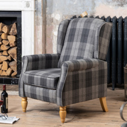Artemis Home Stanfield Grey Manual Recliner Armchair - Size: Single - Wilko - thumbnail 3