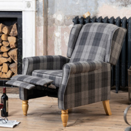 Artemis Home Stanfield Grey Manual Recliner Armchair - Size: Single - Wilko - thumbnail 5