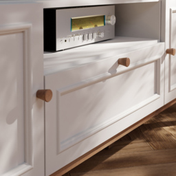 Florence Wensley 2 Door Single Drawer Single Shelf Light Grey and Oak TV Unit - Size: 53.4 x 159.6 x 41.7cm - Multi - Furniture To Go - Wilko - thumbnail 7