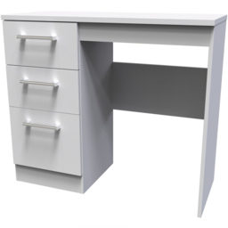 Crowndale Devon 3 Drawer Grey Dressing Table - Size: 40 x 97 x 80cm - Wilko - thumbnail 3
