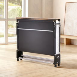 Jay-Be GP120 Small Double Grand Folding Bed with e-Pocket Tufted Mattress - Black - Wilko - thumbnail 4