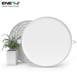Ener-J Smart WiFi Colour Changing Frameless LED Panel Light 2 Pack - Size: 24 x 24 x 3cm - White - Wilko - thumbnail 3