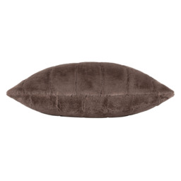 Paoletti Empress Taupe Faux Fur Cushion - Size: 45 x 45 cm - Multi - Wilko - thumbnail 3