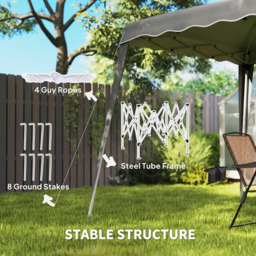 Outsunny 2.5 x 2.5m Grey Pop Up Gazebo Party Tent - Wilko - thumbnail 7