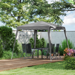 Outsunny 2.5 x 2.5m Grey Pop Up Gazebo Party Tent - Wilko - thumbnail 5