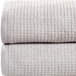 Rapport Home Waffle Textured Cotton Blue Towel Bale 2 Pack - Wilko - thumbnail 4