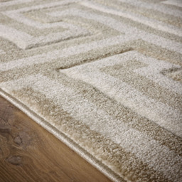 Origins Greek Key Cream Light Beige Rug 160 x 230cm - Wilko - thumbnail 5