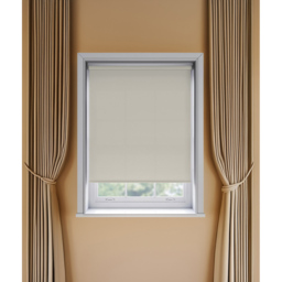New Edge Blinds Thermal Blackout Roller Blind Oyster 150cm - Size: W 150cm x D 170cm - Brown - Wilko - thumbnail 4