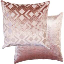 Serene Barcelona Blush Cushion Cover 43 x 43cm - Pink - Wilko