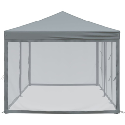 vidaXL 3 x 6m Anthracite Party Tent with Sidewalls - Grey - Wilko - thumbnail 5