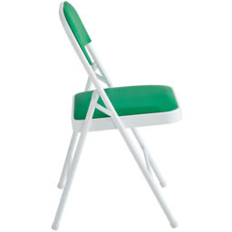 Set of 2 Green Padded Folding Metal Dining Chairs - MCC - Wilko - thumbnail 5