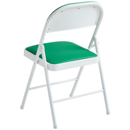 Set of 2 Green Padded Folding Metal Dining Chairs - MCC - Wilko - thumbnail 4