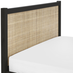 Julian Bowen Padstow Rattan King Size Black Bed Frame - Wilko - thumbnail 6