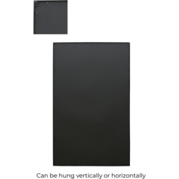 MirrorOutlet The Genestra Black Modern Wall and Leaner Garden Mirror 200 x 120cm - Size: 200 x 120 x 3cm - Wilko - thumbnail 5